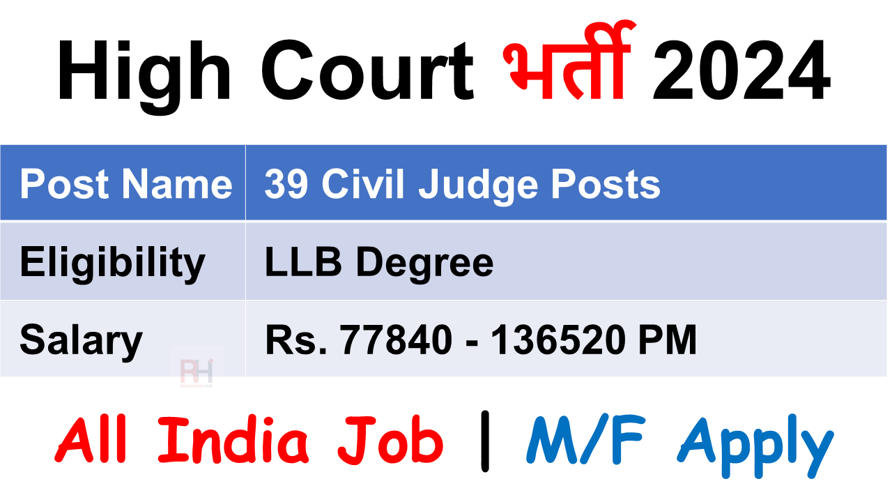 AP High Court Recruitment 2024